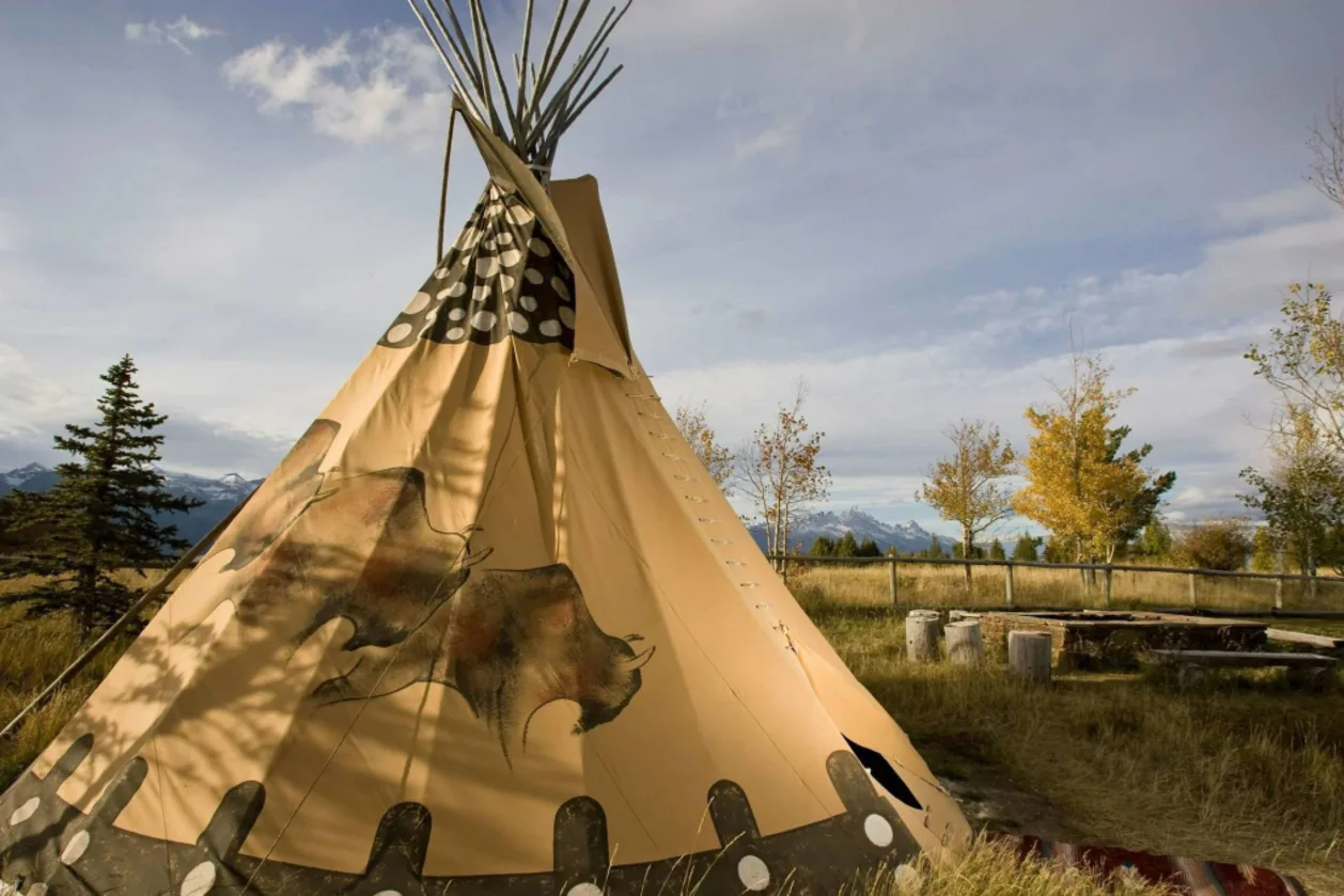 Spring Creek Ranch spa teepee